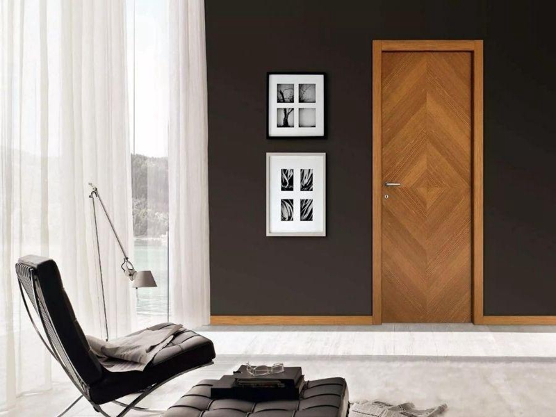 Hochwertige Innentüren aus Massivholz mit visuellen Effekten und Furnier-Innentüren