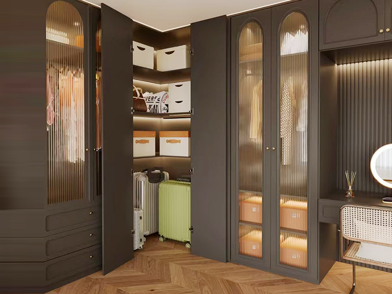 European Style Corner Wardrobe