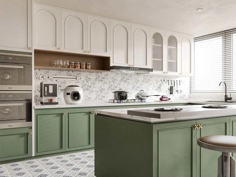 French style shaker kitchen cabinet