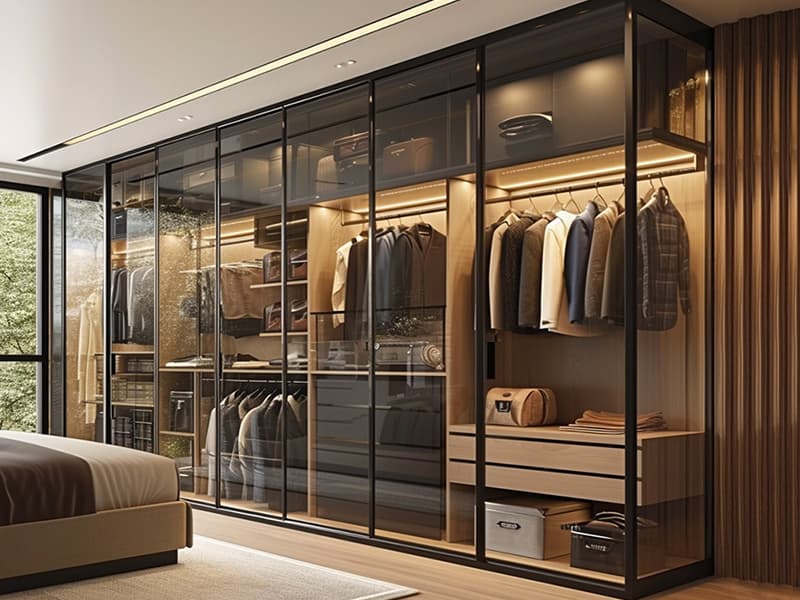 Glass Door Wardrobes